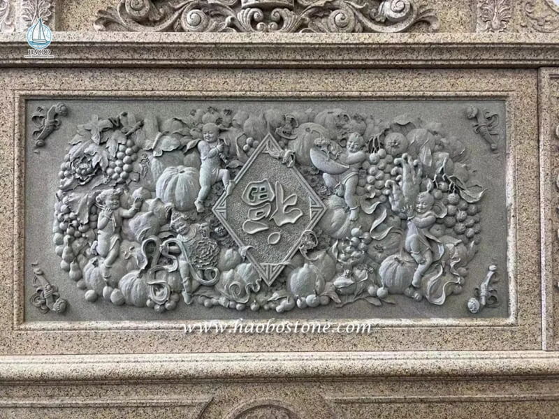 Sculpture sur pierre de Chine