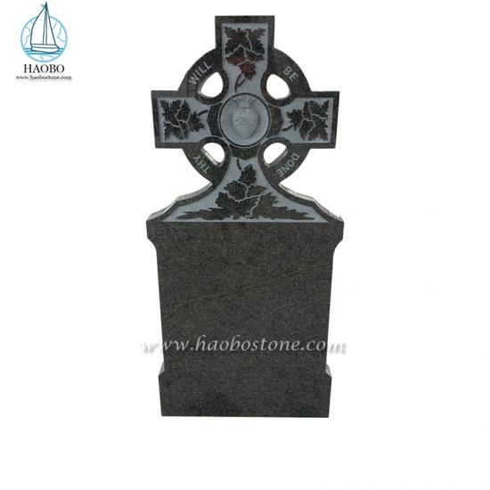 G654 Granite Celtic Cross Headstone