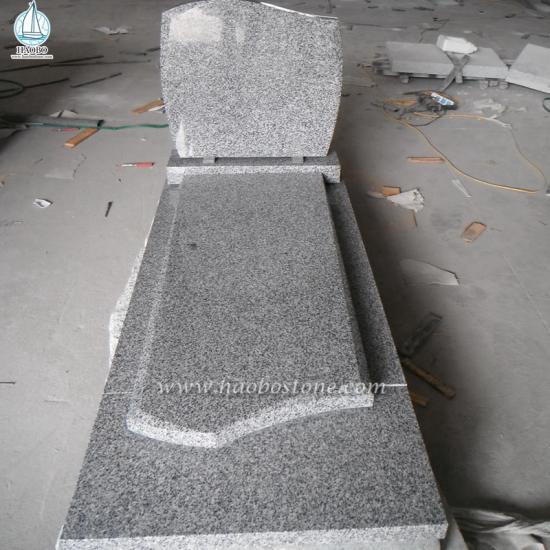 G655 Grey Granite Funeral Tombstone