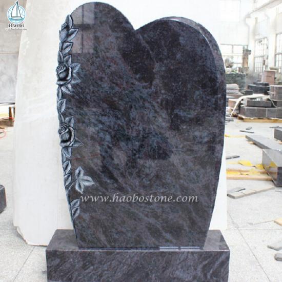 Bahama Blue Granite Funeral Tombstone