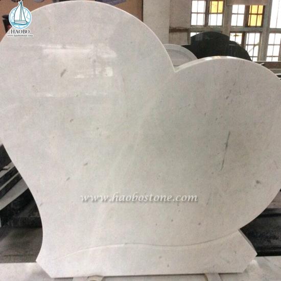 Chine pierre tombale en marbre blanc
