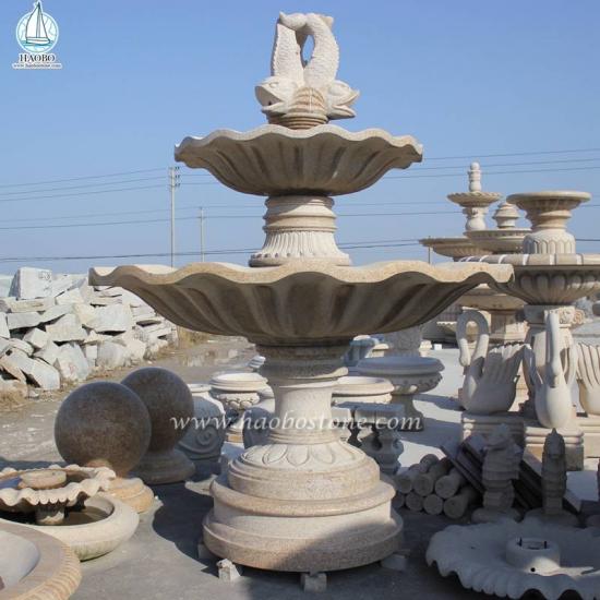Granite Stone Carved Water Fountain