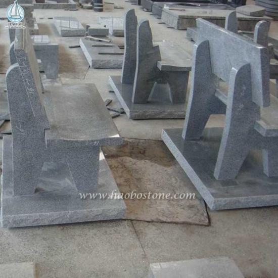 Granite Simple Design Monument Bench