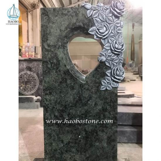 Antique Rose Carved Headstone​