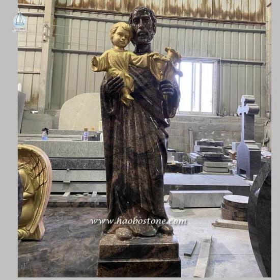  Aurora Granite Hand Carved God And Children Figure Carved  Stone Carving 