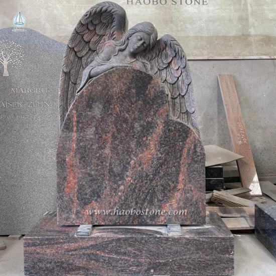  Hilamaya SRE Granite Angel with Heart Shaped Headstone 