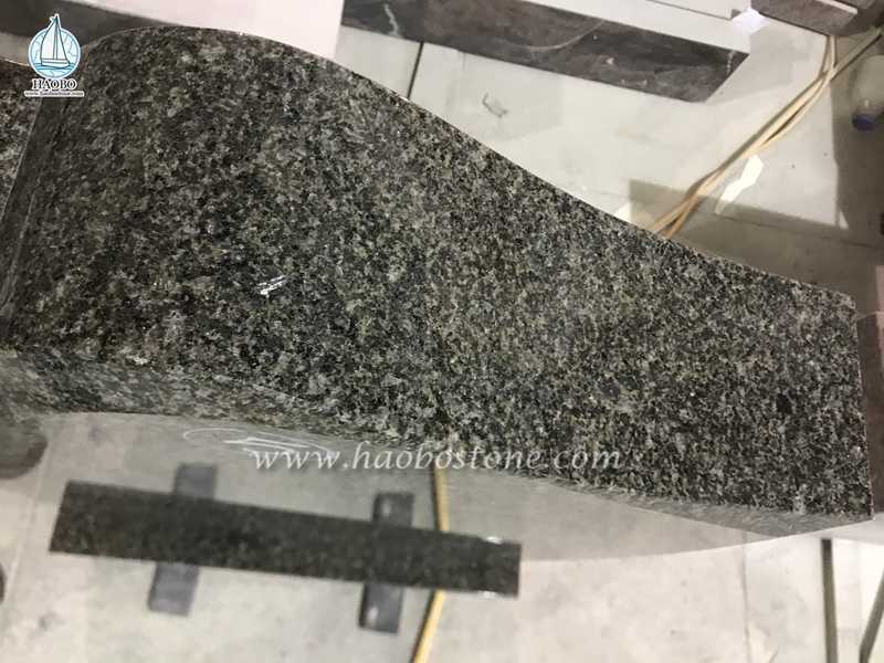 nouveau matériau granit neige flocon noir